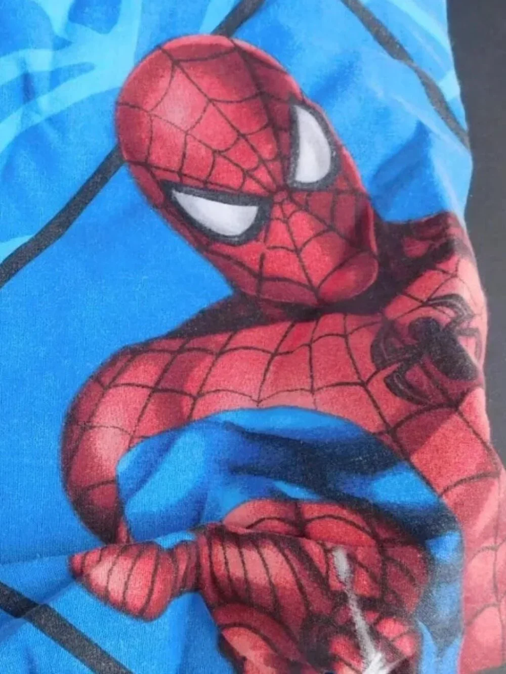 Kids Flat Sheet SPIDERMAN Sheet or Crafting Fabric Twin Size